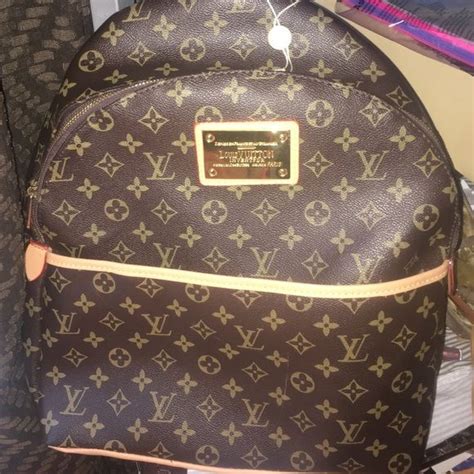 Louis Vuitton Backpack Gold Plate 